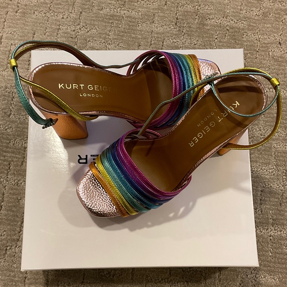Kurt Geiger Rainbow Strappy Heels